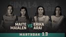 Maite-Maialen vs Erika-Arai, gaur, emakumezkoen Winter Series txapelketako finalean