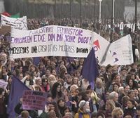 Euskal Herriko Mugimendu Feministak M8ko manifestazioen balorazio positiboa egin du