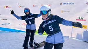 Idiakez y Martínez, cuartas en dual banked slalom por equipos