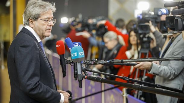 El comisario de Economía, Paolo Gentiloni, hoy en Bruselas (Bégica). Foto: EFE