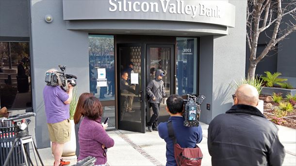 Oficinas de Silicon Valley Bank (SVB) en Santa Clara, California (EE. UU). Foto: EFE