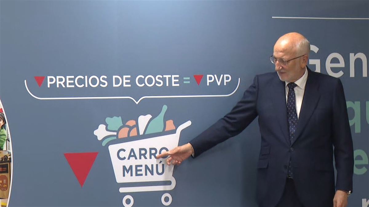 Juan Roig presidente de Mercadona. Imagen obtenida de un vídeo de EITB Media.