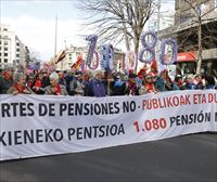 El Movimiento de Pensionistas de Euskal Herria inicia hoy dos marchas desde Bilbao y Bergara