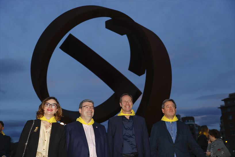 Elntxobe, Aburto, Prudhomme y Zupiria. Foto: EFE