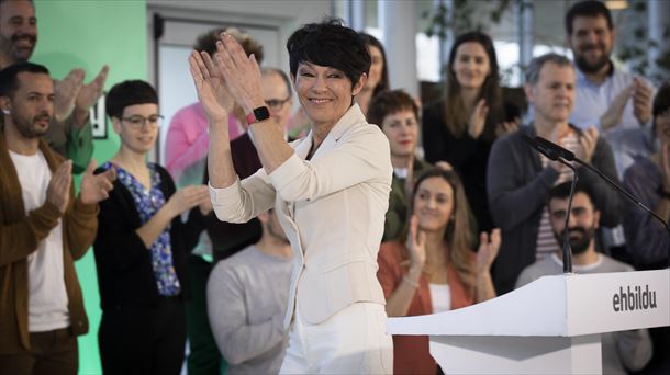 La candidata de EH Bildu a diputada general de Gipuzkoa, Maddalen Iriarte. Foto: EFE