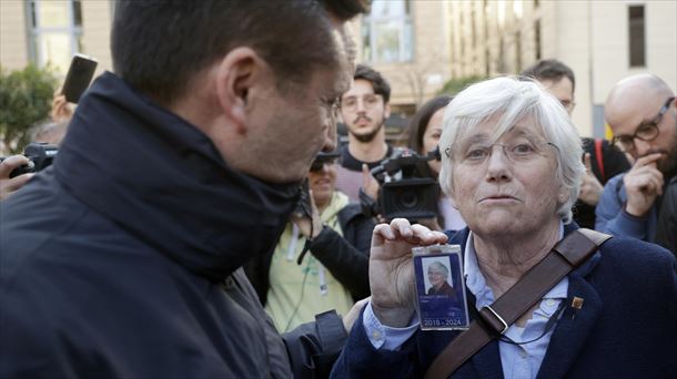 Kataluniako kontseilari ohi eta Europako Parlamentuko diputatu Clara Ponsati, atxilotu zutenean