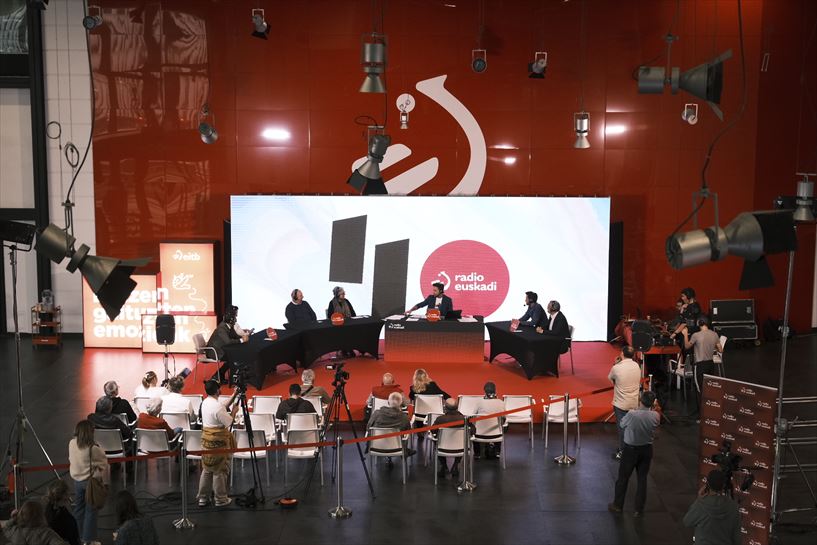 El set en el hall de EITB