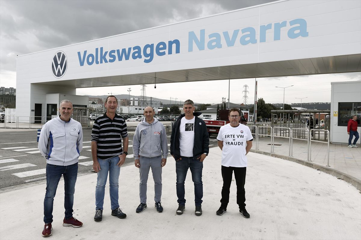 Comité de Empresa de Volkswagen Navarra. Foto: EFE.