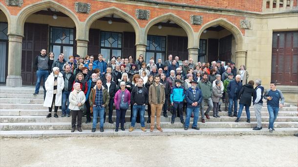 Etxerat eta Sareko ordezkariak gaur, Donostian. Argazkia: Nerea Pikabea | EITB Media