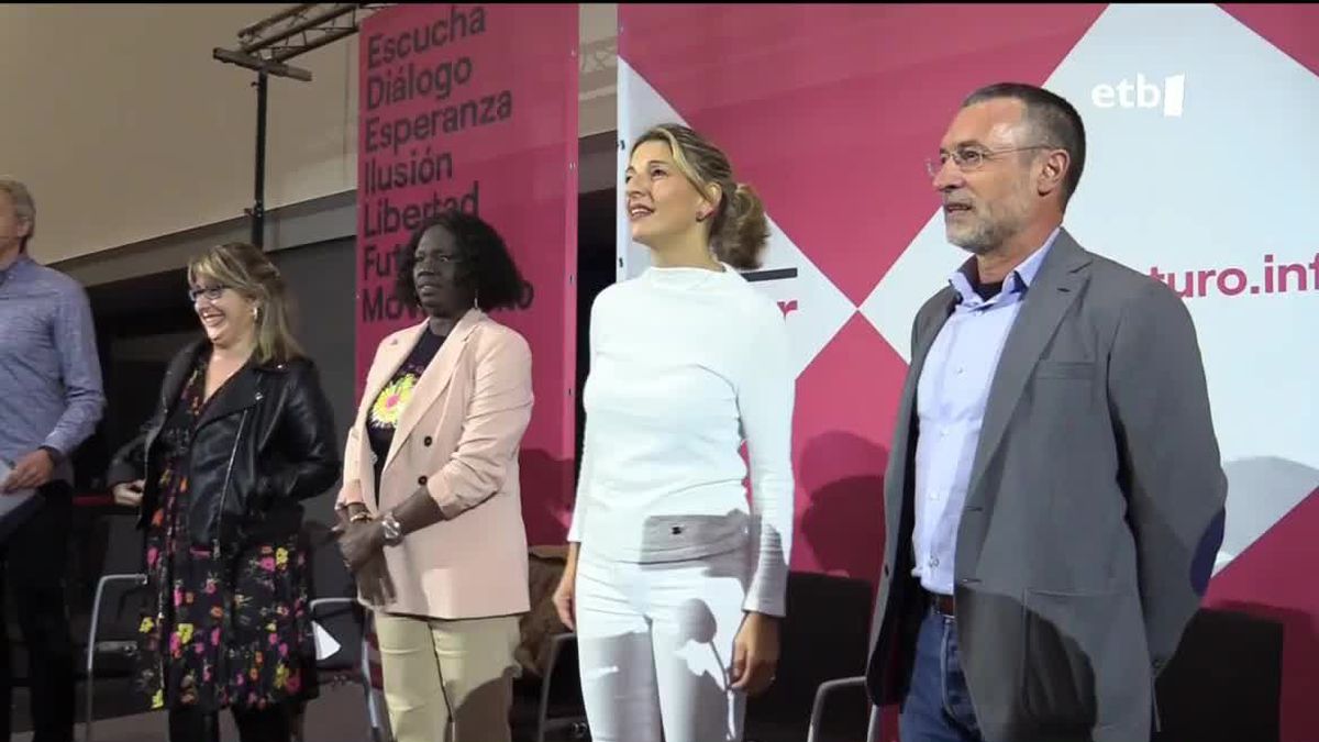 Yolanda Diaz, en un acto de Sumar.