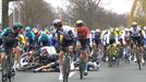 Las caídas del Tour de Flandes 2023