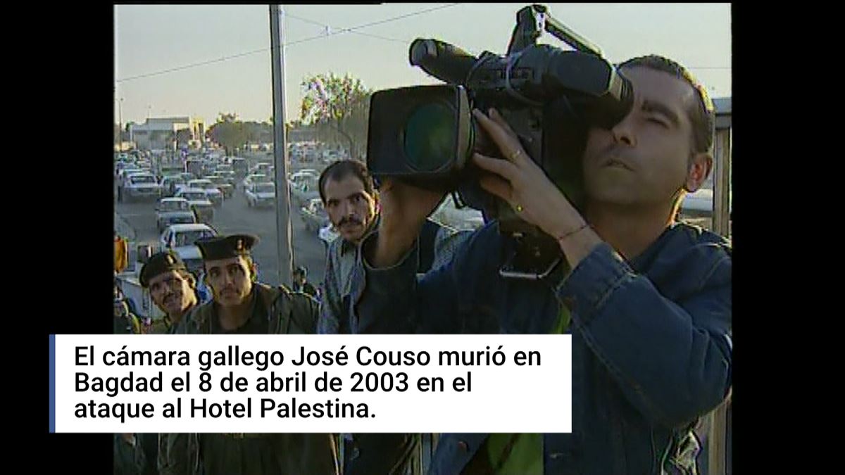 El cámara José Couso murió en Irak, cuando cubría la invasión de 2003