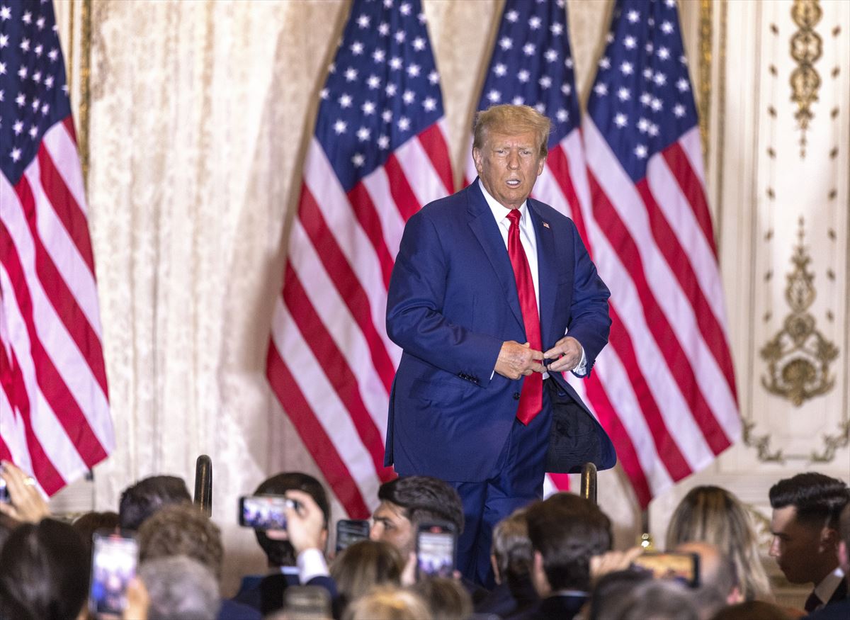 Donald Trump en un acto de campaña en Florida. Foto de archivo: EFE