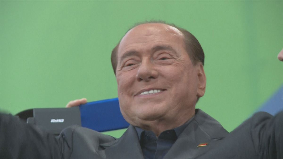 Silvio Berlusconi. Imagen obtenida de un vídeo de Agencias.