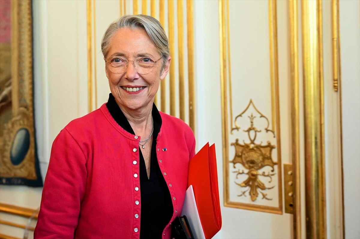 Elisabeth Borne Frantziako lehen ministroa. Argazkia: EFE. 