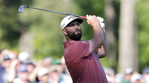 Jon Rahm, durante el Masters de Augusta que acaba de ganar. Foto: EFE. 