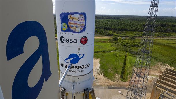 Juice espazio-zunda Jupiterrera eramango duen Ariane 5 kohetea.