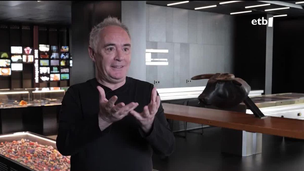 Ferran Adrià, el Bulli museoan