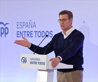 Feijóo censura al PSOE por rendir a la Guardia Civil de Navarra ante Bildu