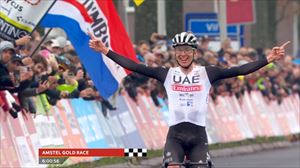 Exhibición y victoria de Pogacar en la Amstel Gold Race masculina
