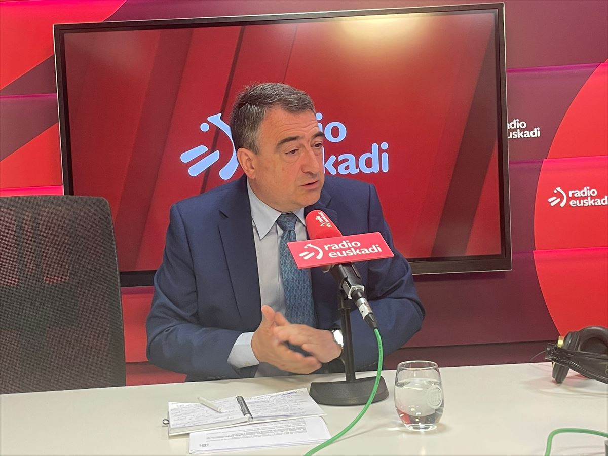 Aitor Esteban, portavoz del PNV en el Congreso de los Diputados, en Radio Euskadi