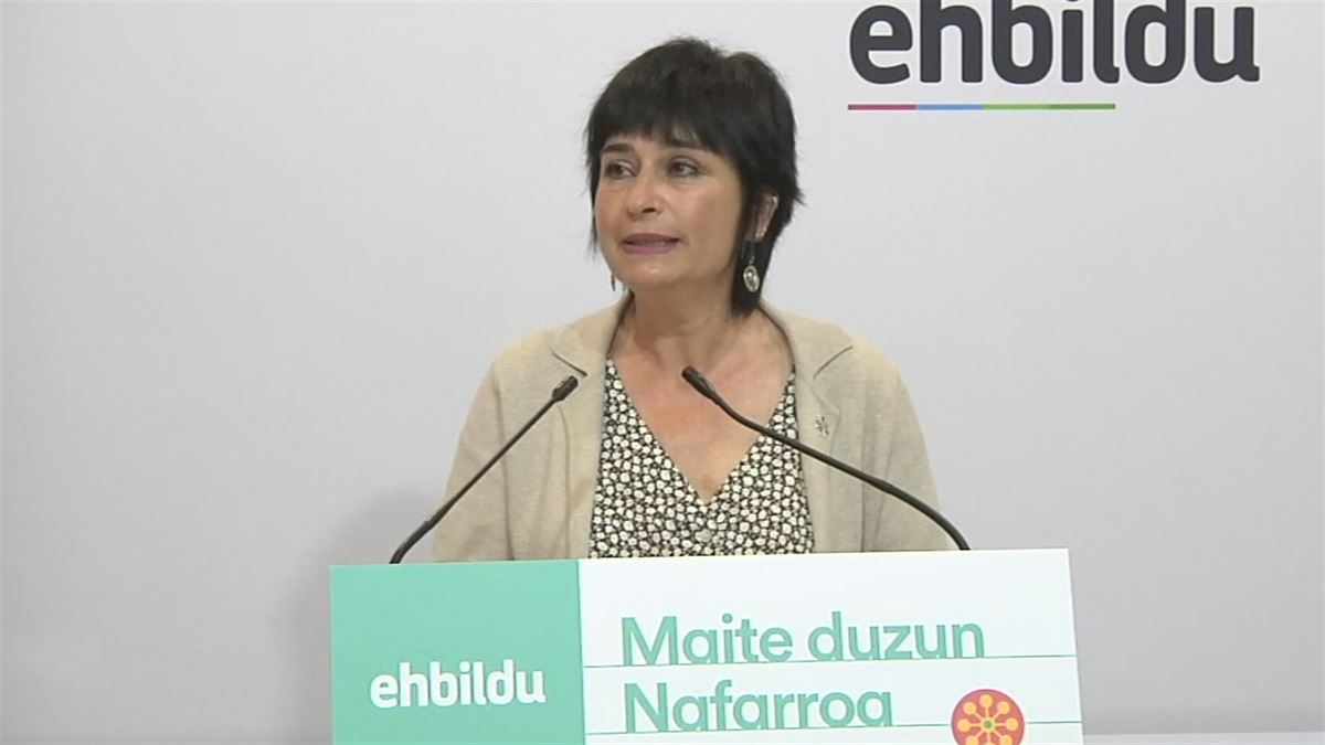 Laura Aznal. EITB Mediaren bideo batetik ateratako irudia.