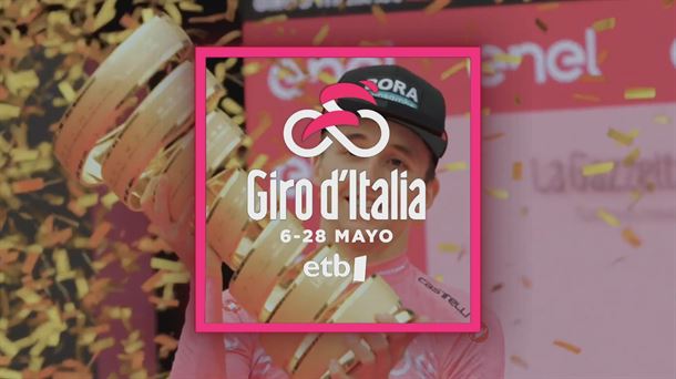 No te pierdas el Giro de Italia de 2023, del 6 al 28 de mayo, en ETB1