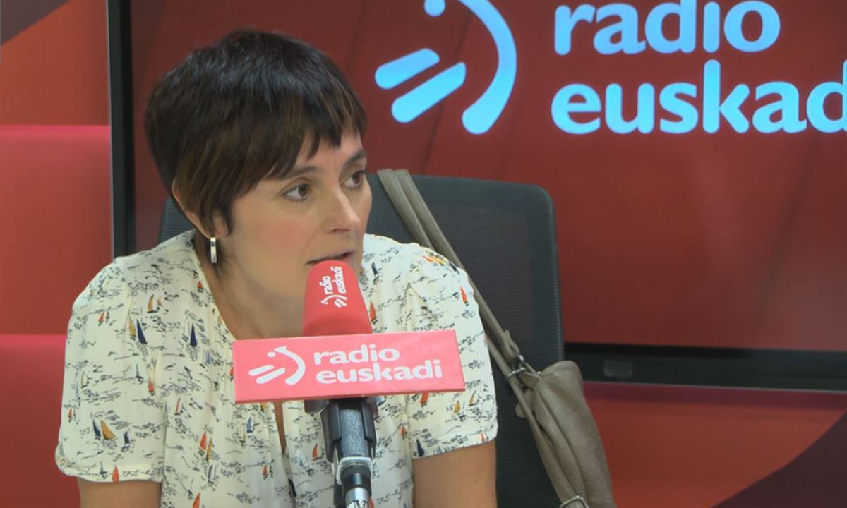 Garbiñe Aranburu LABen koordinatzaile nagusia, Radio Euskadin. Argazkia: EITB