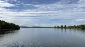 El embalse de Ullibarri supera el 78 % de su capacidad y contiene un 20 % más de agua que hace un año