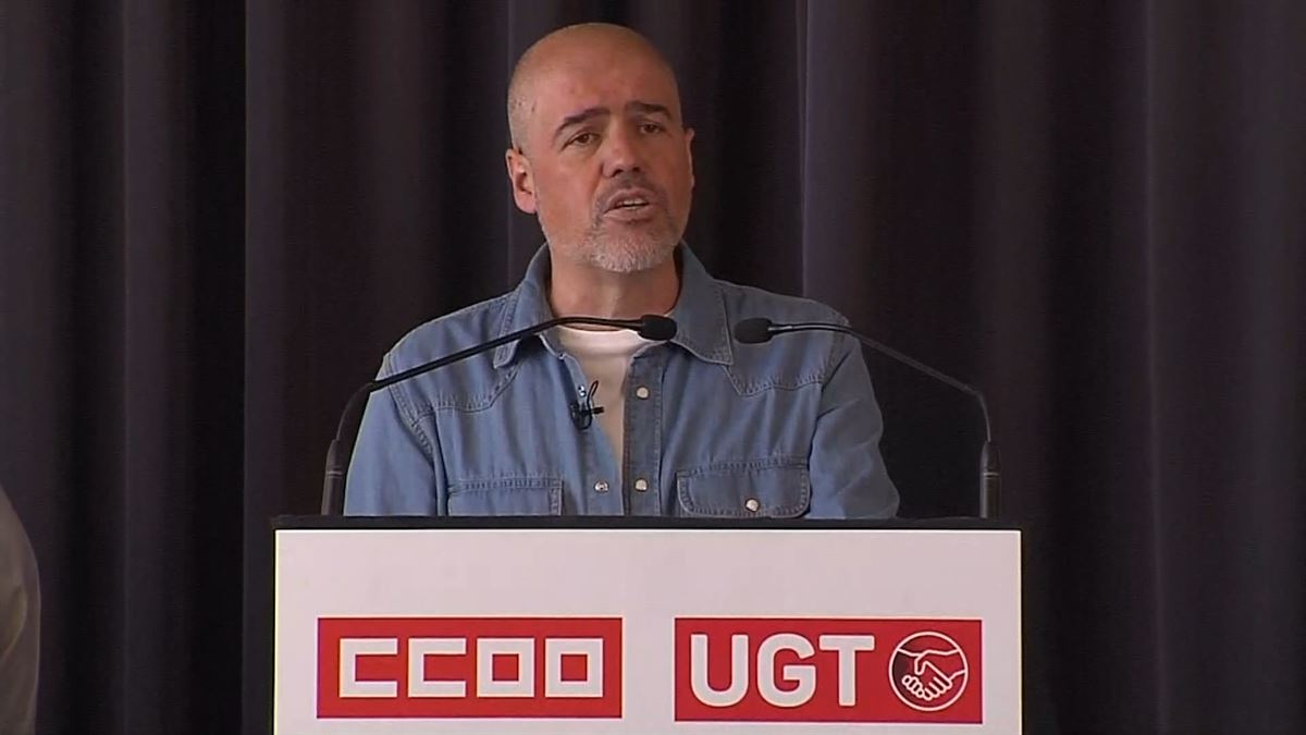 Unai Sordo, secretario general de CCOO. Foto: EITB.