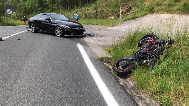 Imagen del accidente ocurrido en Orio. Foto: EUSKADI IRRATIA