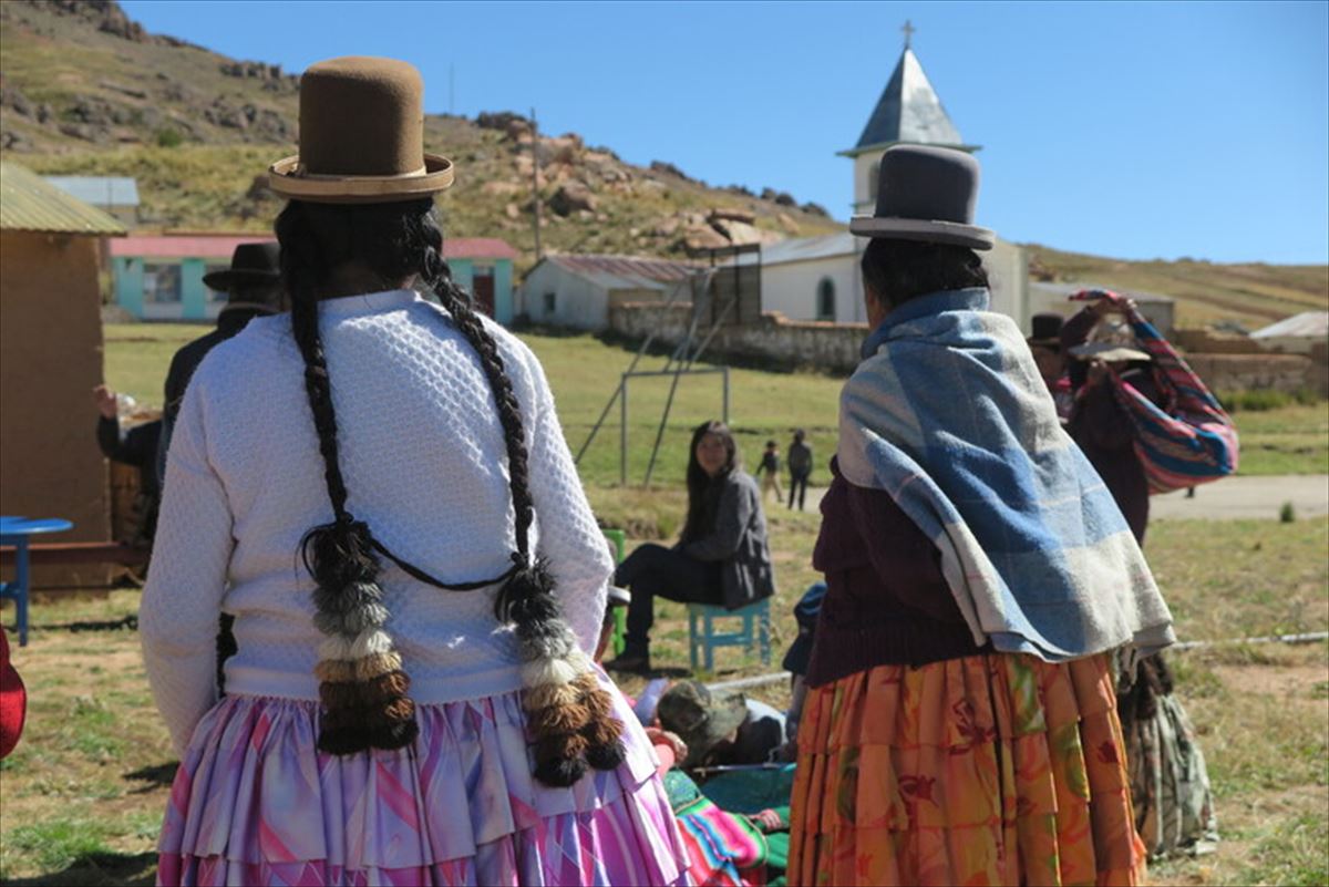 Emakumeak Bolivian. 