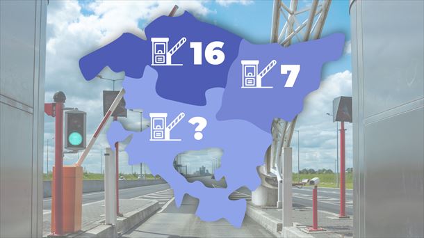 EAEko bidesarien mapa. Argazkia: EITB Media