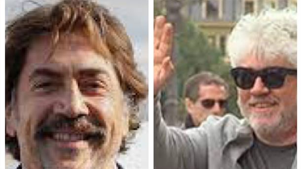 Bardem y Almodóvar convierten toda la calle Dato en un cine