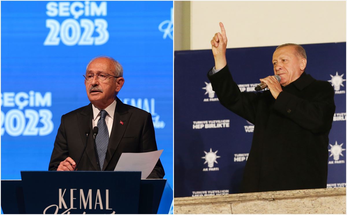 Kemal Kiliçdaroglu y Recep Tayyip Erdogan
