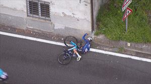 Oscar Rodriguezek giltzurrunetako kontusioa du, Giroko 11. etapako erorikoaren eraginez