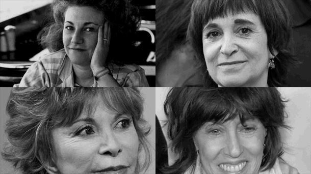 Lauri Colwin, Rosa Montero, Isabel Allende eta Nora Ephron