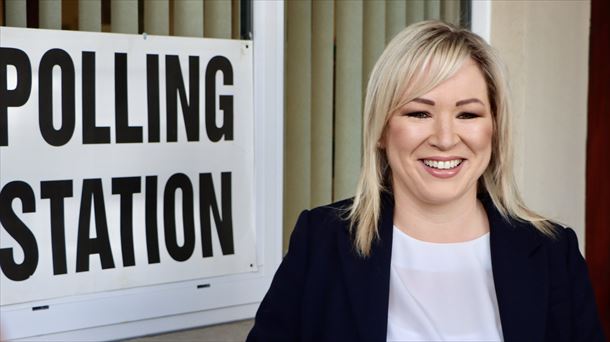 Sinn Feineko presidenteorde Michelle O'Neill. Argazkia: Michelle O'Neill