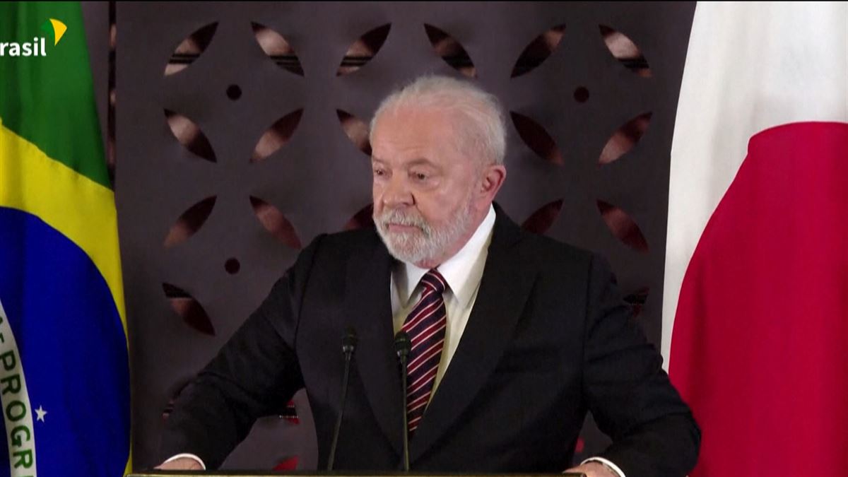 Lula Da Silva, Brasilgo presidentea. EITB MEDIAko bideo batetik hartutako irudia.