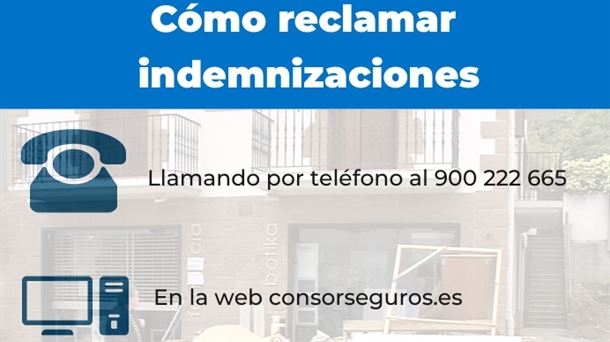 Cómo reclamar indemnizaciones al Consorcio de Seguros