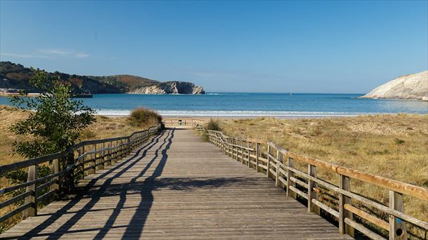 Playa de Gorliz (Bizkaia). Foto de archivo: Txabi Erkiaga