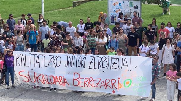 Manifestazioa, Igorren. Argazkia: Igorreko Eskolako Guraso Elkartea