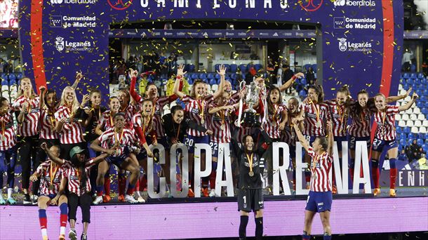 El Atlético Madrid ha ganado su segunda Copa de la Reina. Foto: EFE.