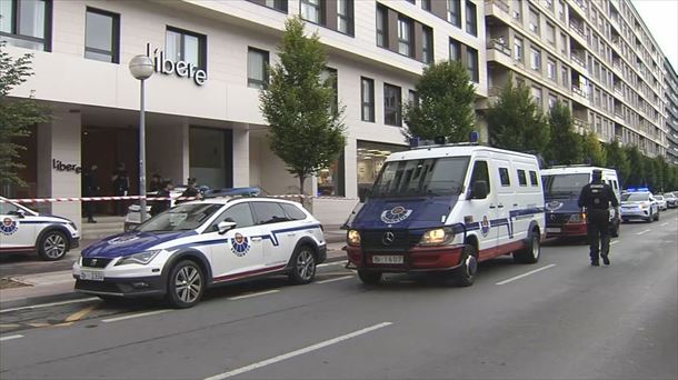 Imagen del lugar del asesinato, en Vitoria-Gasteiz. Foto: EITB MEDIA