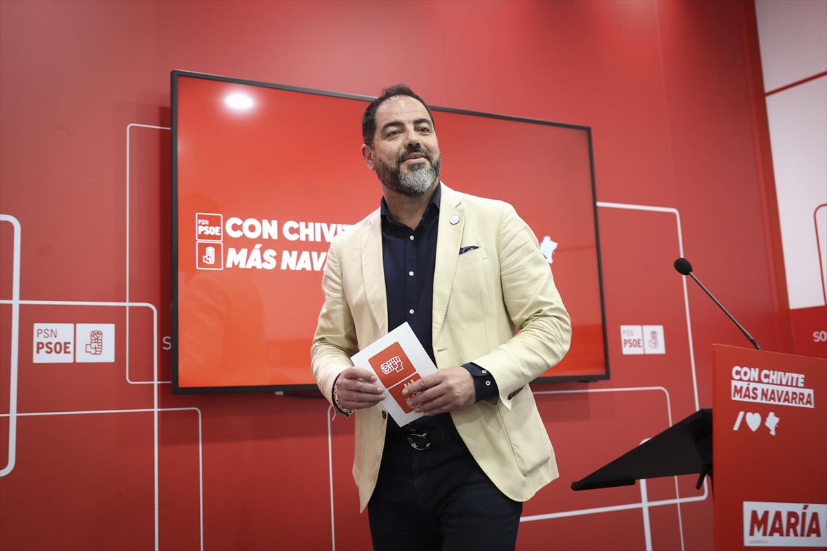 El secretario de Organización del PSN, Ramón Alzórriz. Foto: EFE