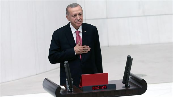 Recep Tayyip Erdogan Turkiako presidentea. Argazkia: EFE