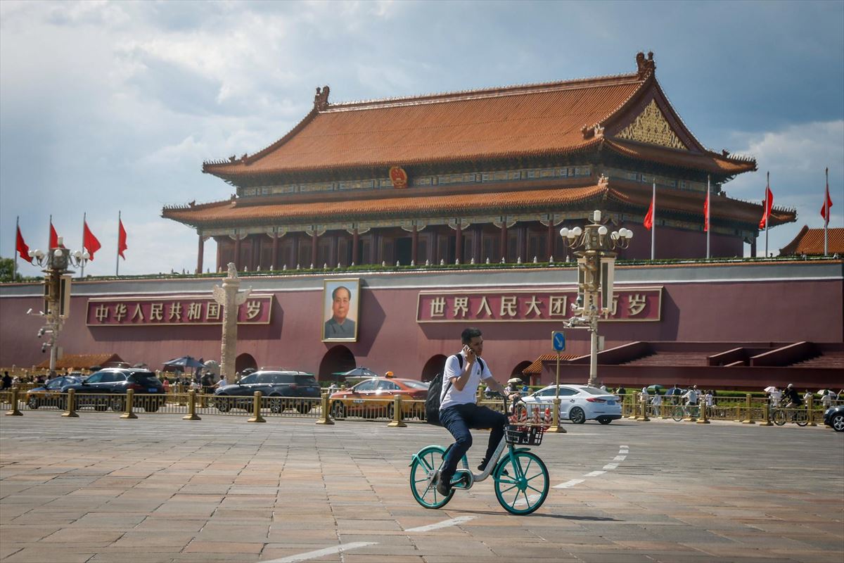 La plaza de Tiananmén. Foto: EFE