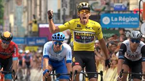 Christophe Laporte gana la tercera etapa y refuerza su liderato en el Critérium Dauphiné 