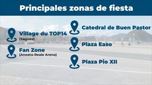 San Sebastián acoge un extenso programa de actividades por la gran fiesta del TOP14 de rugby