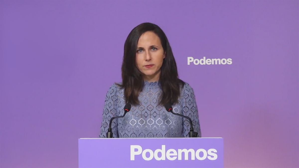 Ione Belarra (Podemos). Argazkia: EFE
